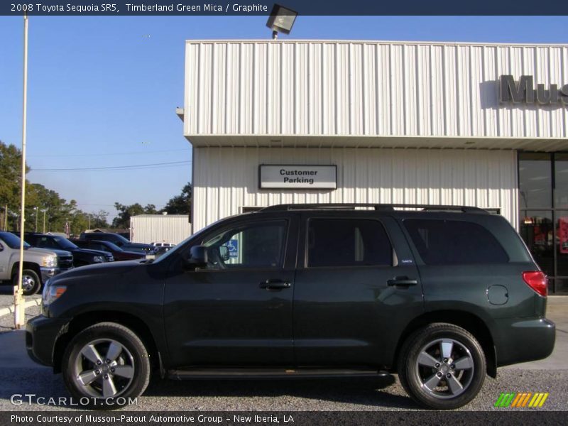 Timberland Green Mica / Graphite 2008 Toyota Sequoia SR5