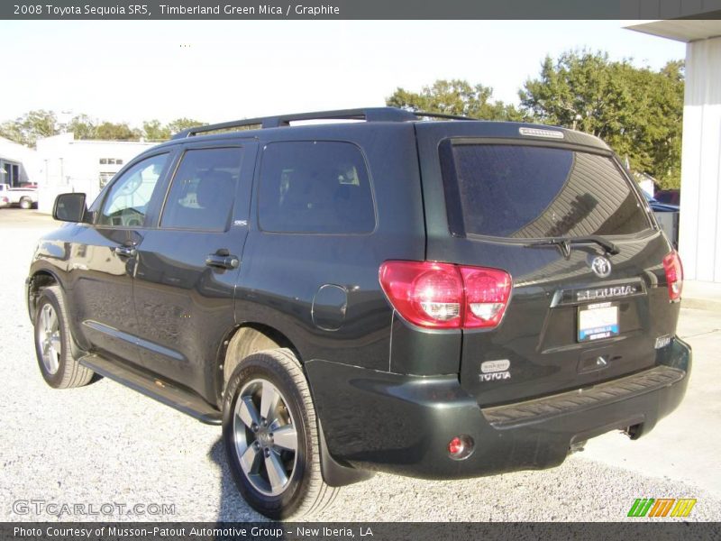 Timberland Green Mica / Graphite 2008 Toyota Sequoia SR5