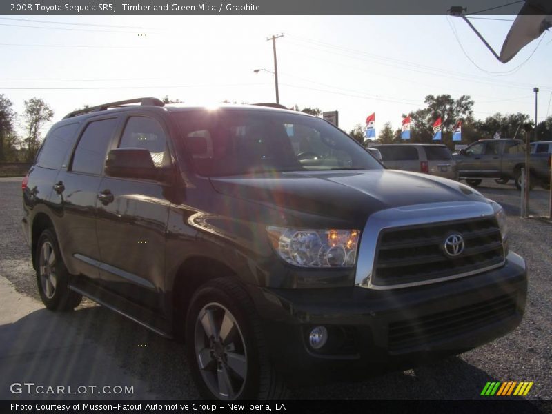 Timberland Green Mica / Graphite 2008 Toyota Sequoia SR5