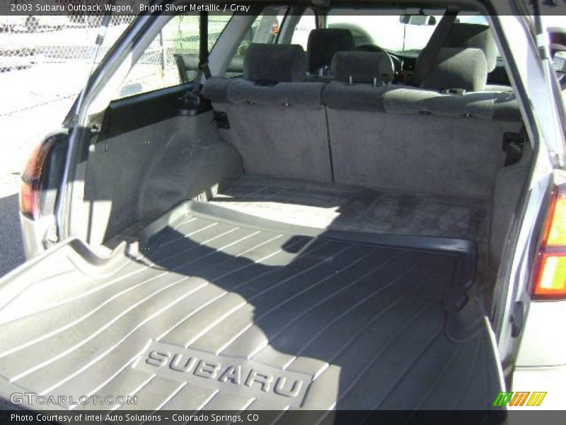 Bright Silver Metallic / Gray 2003 Subaru Outback Wagon
