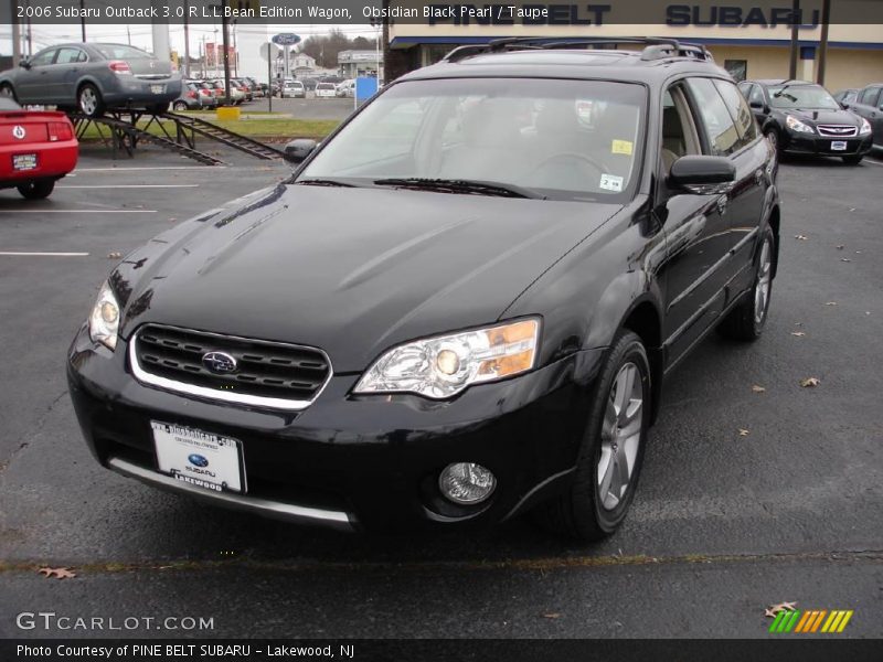 Obsidian Black Pearl / Taupe 2006 Subaru Outback 3.0 R L.L.Bean Edition Wagon
