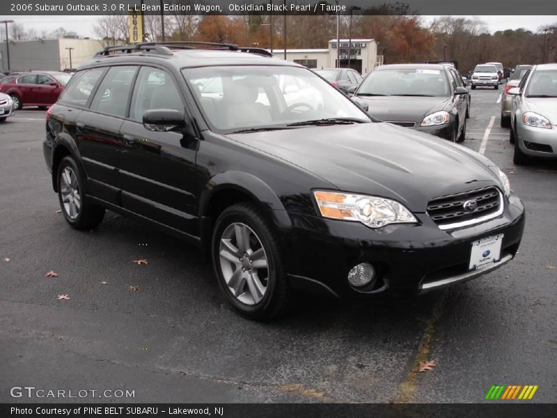 Obsidian Black Pearl / Taupe 2006 Subaru Outback 3.0 R L.L.Bean Edition Wagon