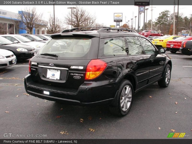 Obsidian Black Pearl / Taupe 2006 Subaru Outback 3.0 R L.L.Bean Edition Wagon