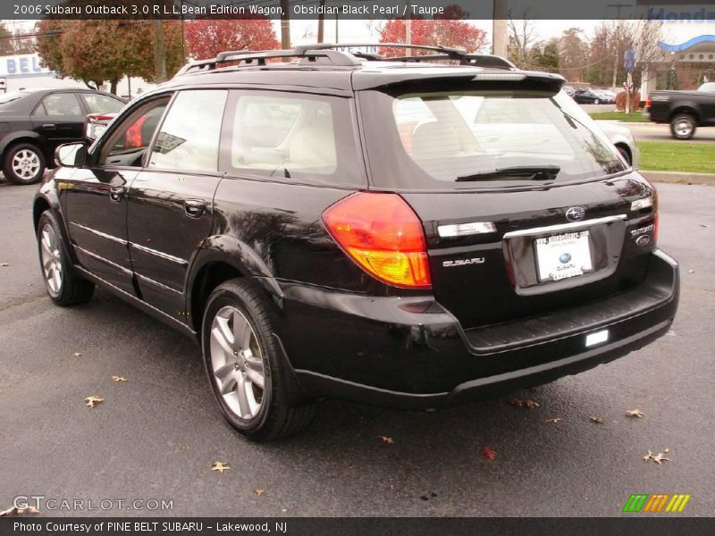 Obsidian Black Pearl / Taupe 2006 Subaru Outback 3.0 R L.L.Bean Edition Wagon