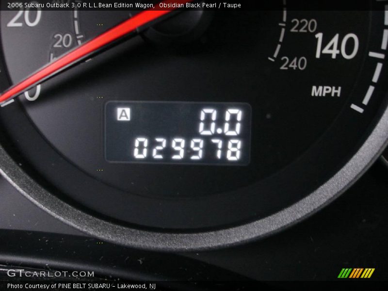 Obsidian Black Pearl / Taupe 2006 Subaru Outback 3.0 R L.L.Bean Edition Wagon