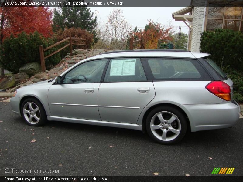 Brilliant Silver Metallic / Off-Black 2007 Subaru Legacy 2.5i Wagon