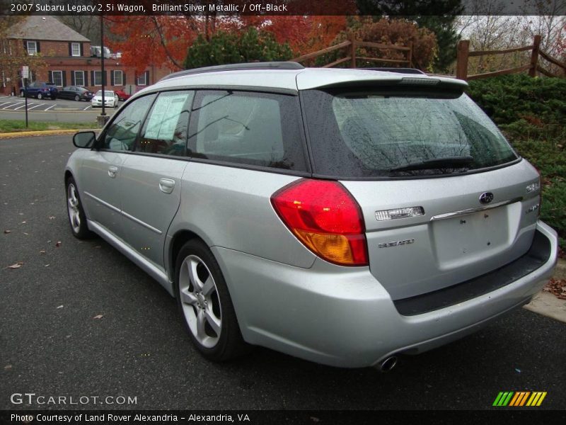 Brilliant Silver Metallic / Off-Black 2007 Subaru Legacy 2.5i Wagon