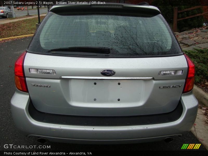 Brilliant Silver Metallic / Off-Black 2007 Subaru Legacy 2.5i Wagon