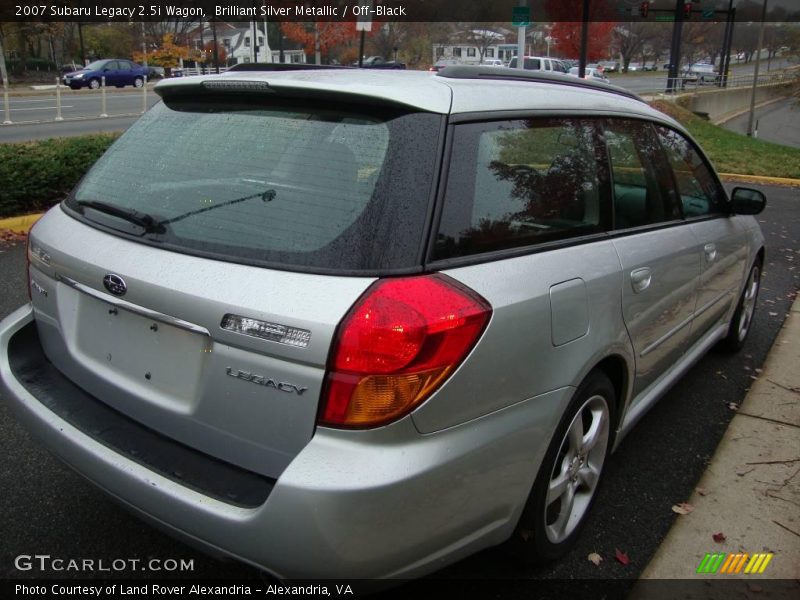Brilliant Silver Metallic / Off-Black 2007 Subaru Legacy 2.5i Wagon