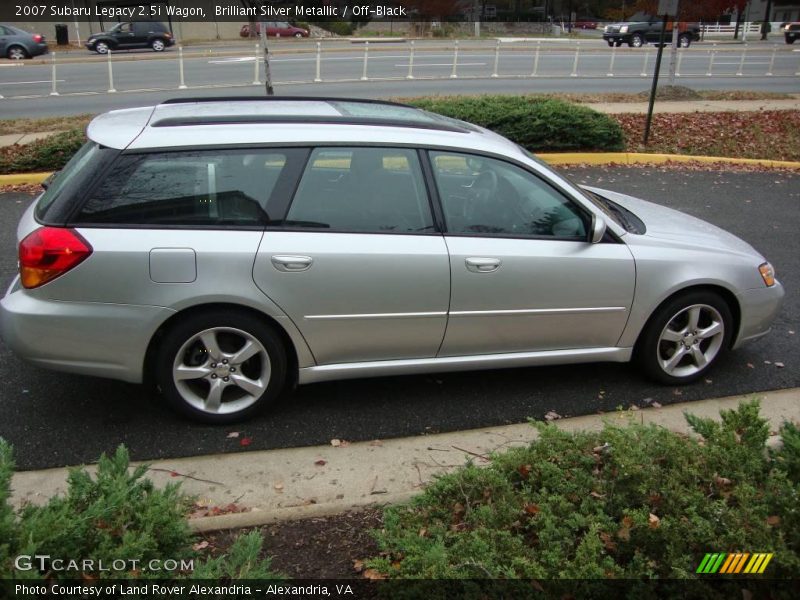 Brilliant Silver Metallic / Off-Black 2007 Subaru Legacy 2.5i Wagon
