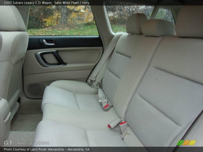 Satin White Pearl / Ivory 2007 Subaru Legacy 2.5i Wagon