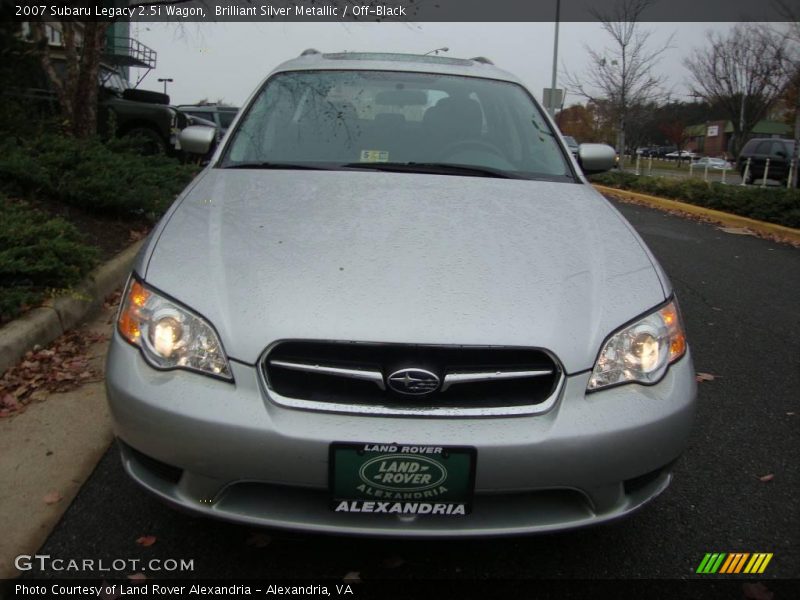 Brilliant Silver Metallic / Off-Black 2007 Subaru Legacy 2.5i Wagon