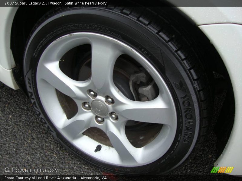 Satin White Pearl / Ivory 2007 Subaru Legacy 2.5i Wagon