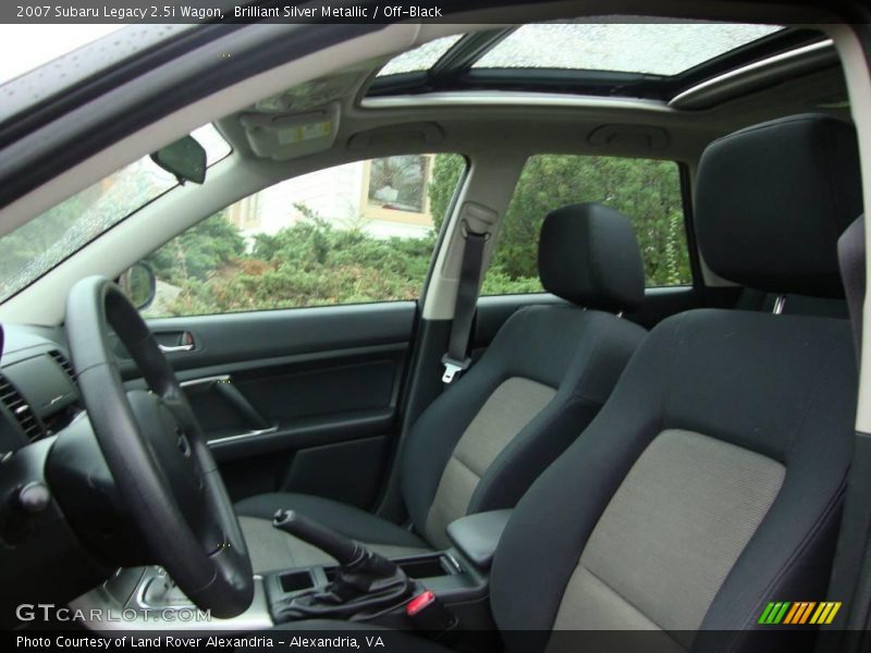 Brilliant Silver Metallic / Off-Black 2007 Subaru Legacy 2.5i Wagon