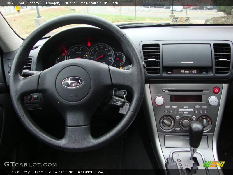 Brilliant Silver Metallic / Off-Black 2007 Subaru Legacy 2.5i Wagon