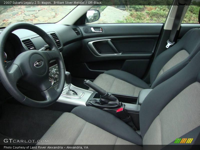 Brilliant Silver Metallic / Off-Black 2007 Subaru Legacy 2.5i Wagon