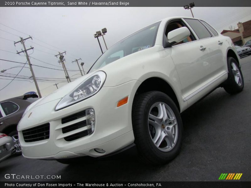 Sand White / Havanna/Sand Beige 2010 Porsche Cayenne Tiptronic