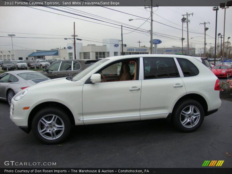 Sand White / Havanna/Sand Beige 2010 Porsche Cayenne Tiptronic