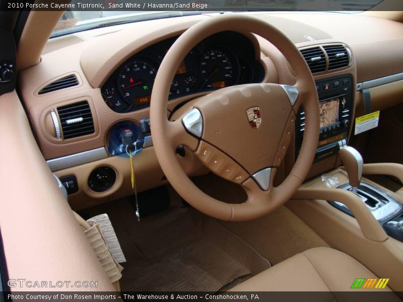 Sand White / Havanna/Sand Beige 2010 Porsche Cayenne Tiptronic