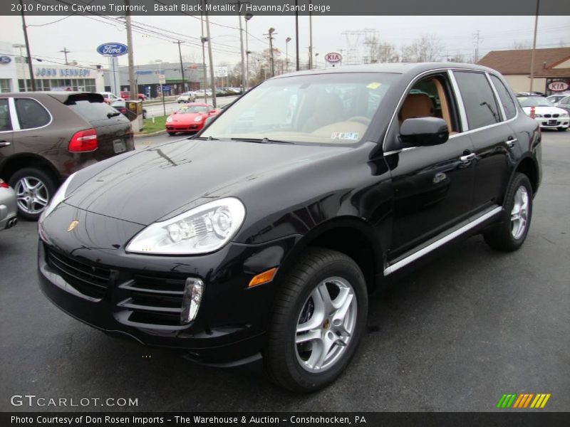 Basalt Black Metallic / Havanna/Sand Beige 2010 Porsche Cayenne Tiptronic