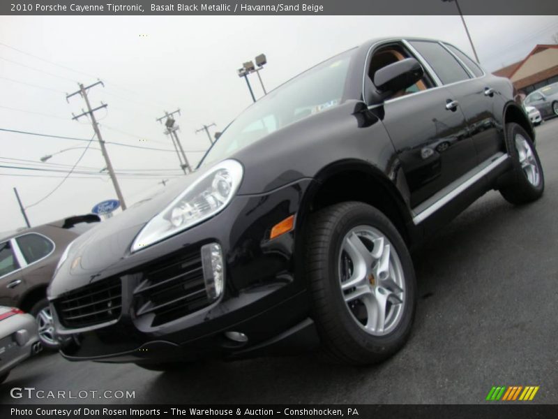 Basalt Black Metallic / Havanna/Sand Beige 2010 Porsche Cayenne Tiptronic