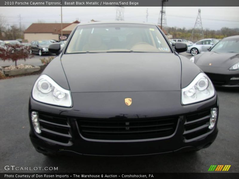 Basalt Black Metallic / Havanna/Sand Beige 2010 Porsche Cayenne Tiptronic