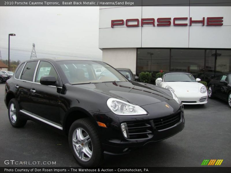 Basalt Black Metallic / Havanna/Sand Beige 2010 Porsche Cayenne Tiptronic