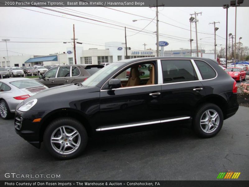 Basalt Black Metallic / Havanna/Sand Beige 2010 Porsche Cayenne Tiptronic