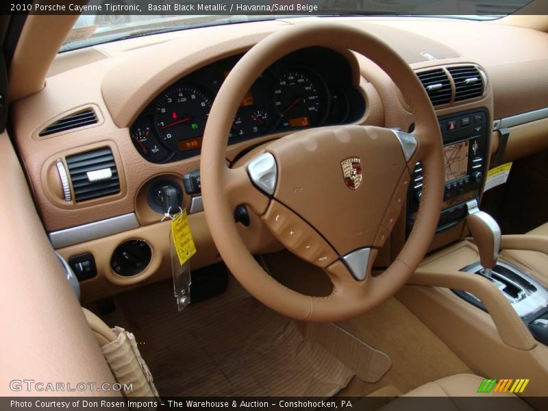 Basalt Black Metallic / Havanna/Sand Beige 2010 Porsche Cayenne Tiptronic