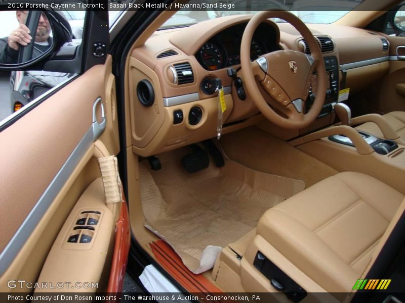 Basalt Black Metallic / Havanna/Sand Beige 2010 Porsche Cayenne Tiptronic