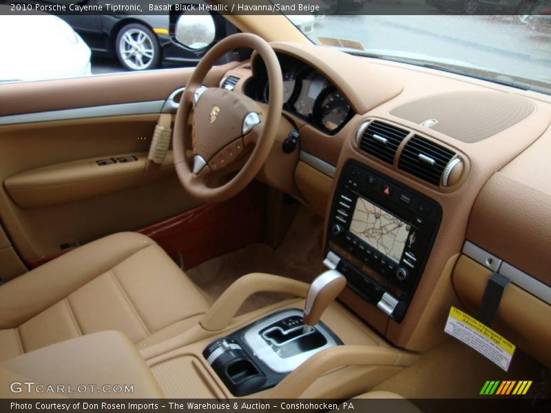 Basalt Black Metallic / Havanna/Sand Beige 2010 Porsche Cayenne Tiptronic