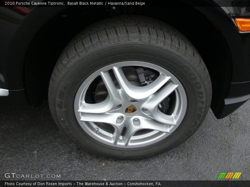 Basalt Black Metallic / Havanna/Sand Beige 2010 Porsche Cayenne Tiptronic