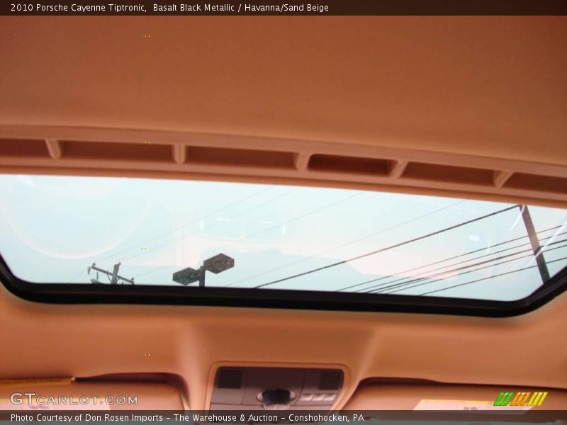 Basalt Black Metallic / Havanna/Sand Beige 2010 Porsche Cayenne Tiptronic