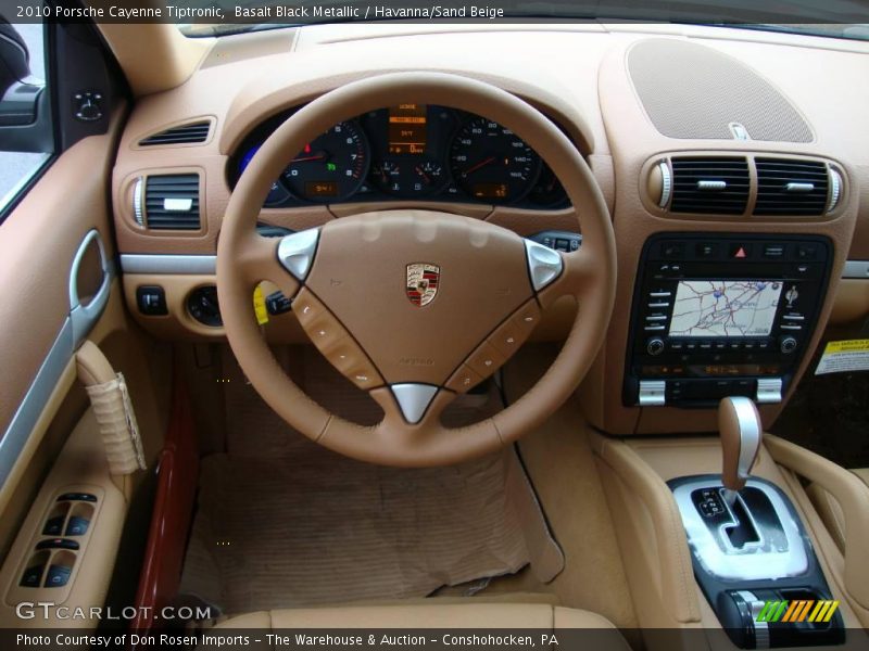 Basalt Black Metallic / Havanna/Sand Beige 2010 Porsche Cayenne Tiptronic
