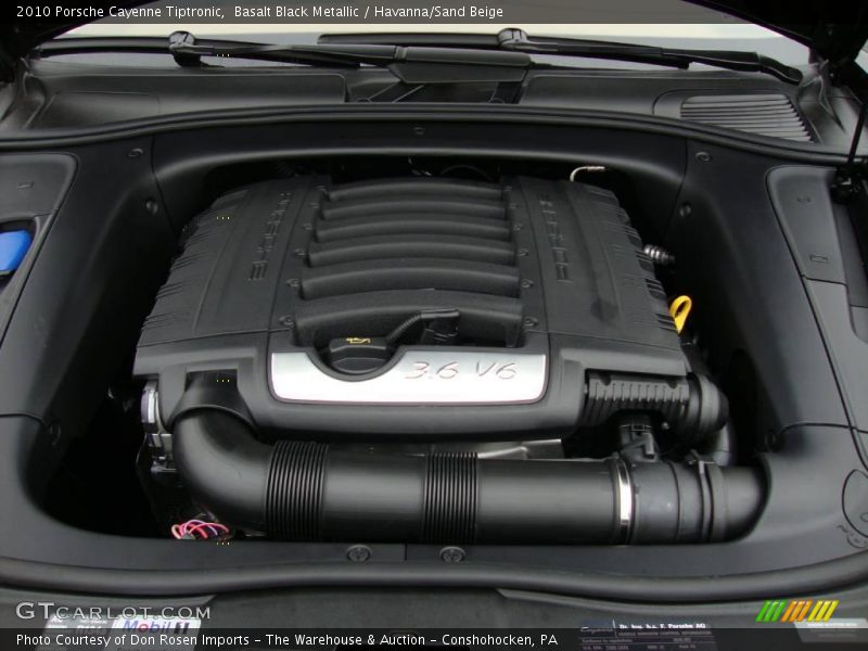 Basalt Black Metallic / Havanna/Sand Beige 2010 Porsche Cayenne Tiptronic