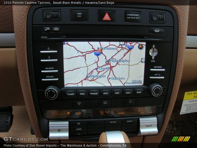 Basalt Black Metallic / Havanna/Sand Beige 2010 Porsche Cayenne Tiptronic