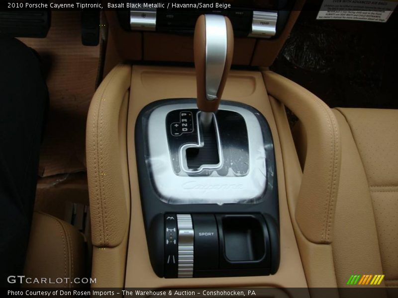 Basalt Black Metallic / Havanna/Sand Beige 2010 Porsche Cayenne Tiptronic
