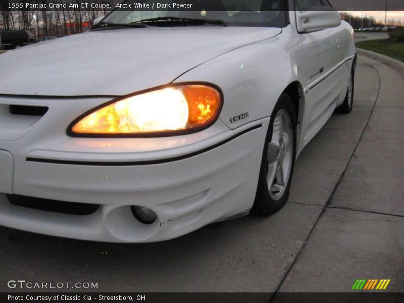 Arctic White / Dark Pewter 1999 Pontiac Grand Am GT Coupe