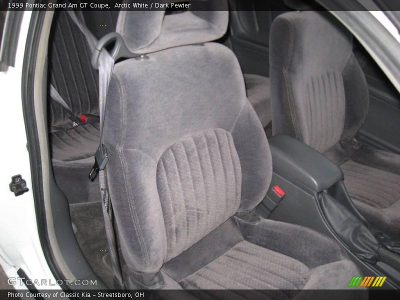 Arctic White / Dark Pewter 1999 Pontiac Grand Am GT Coupe