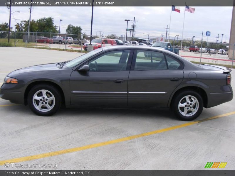 Granite Gray Metallic / Dark Pewter 2002 Pontiac Bonneville SE