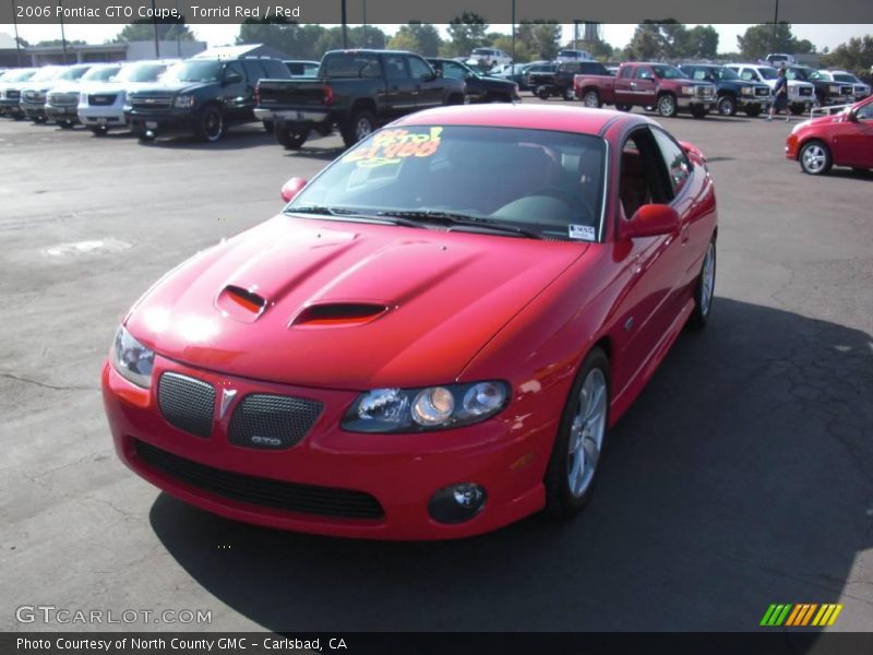 Torrid Red / Red 2006 Pontiac GTO Coupe