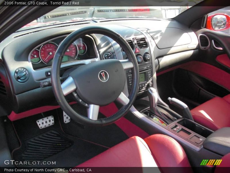 Torrid Red / Red 2006 Pontiac GTO Coupe
