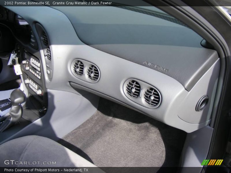 Granite Gray Metallic / Dark Pewter 2002 Pontiac Bonneville SE