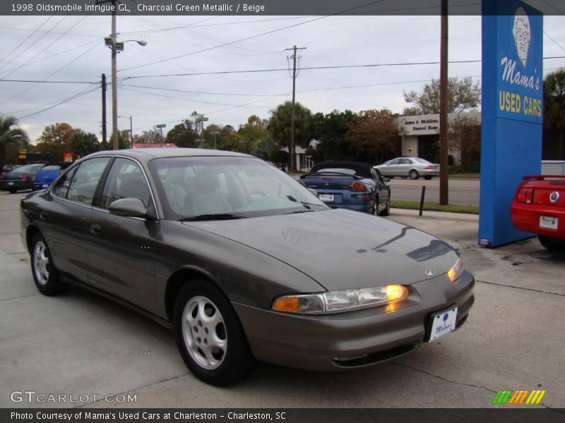 Charcoal Green Metallic / Beige 1998 Oldsmobile Intrigue GL