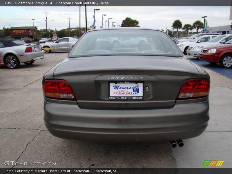 Charcoal Green Metallic / Beige 1998 Oldsmobile Intrigue GL
