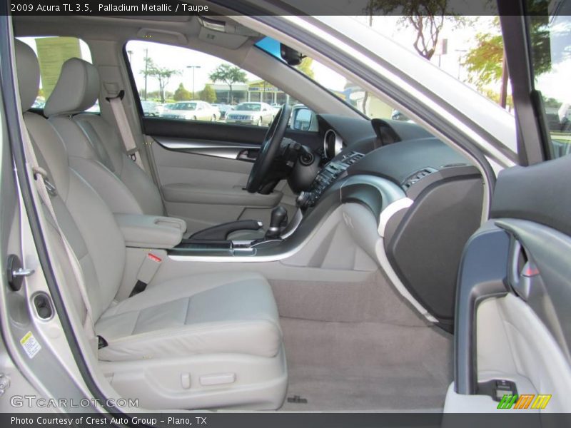 Palladium Metallic / Taupe 2009 Acura TL 3.5