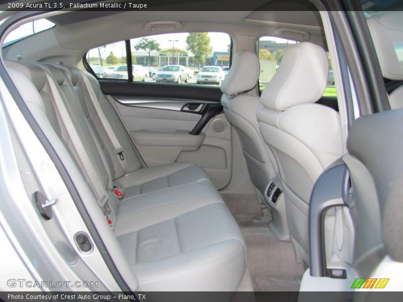 Palladium Metallic / Taupe 2009 Acura TL 3.5
