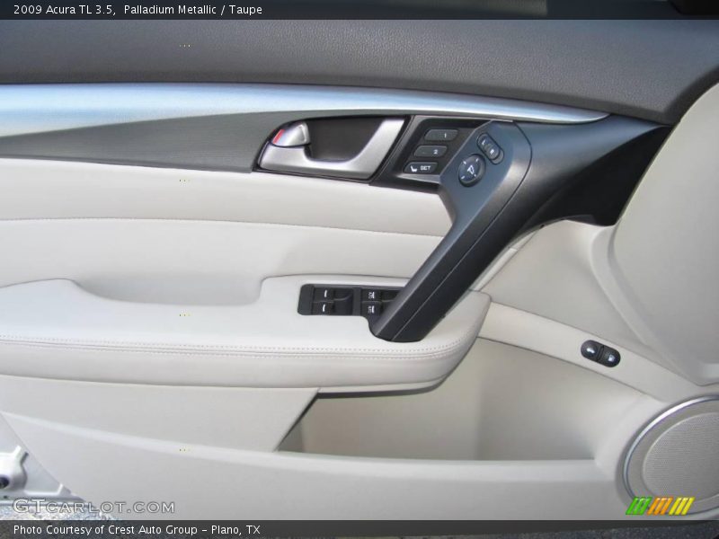 Palladium Metallic / Taupe 2009 Acura TL 3.5