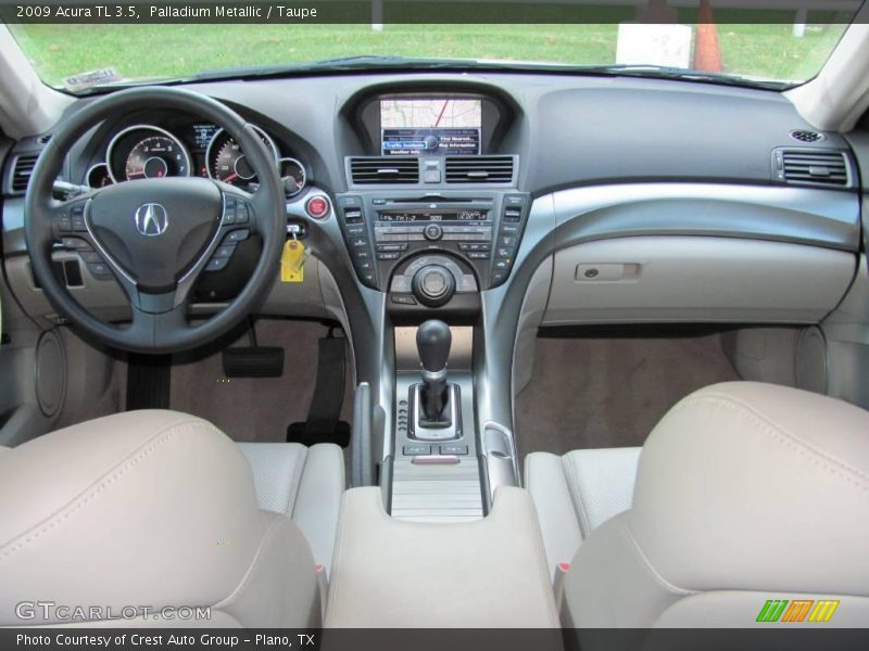 Palladium Metallic / Taupe 2009 Acura TL 3.5