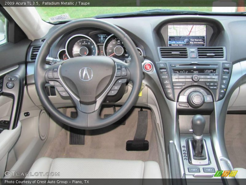 Palladium Metallic / Taupe 2009 Acura TL 3.5